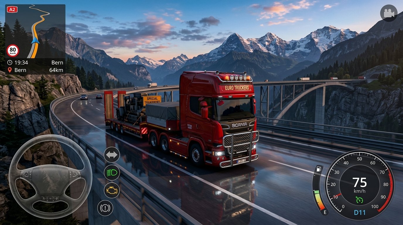 ETS 2 Gameplay Screen 3